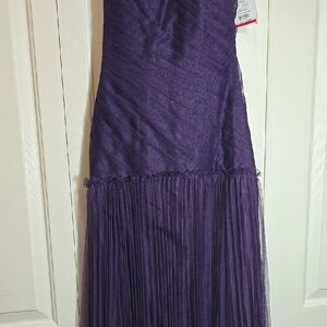 Elegant Purple Evening Gown